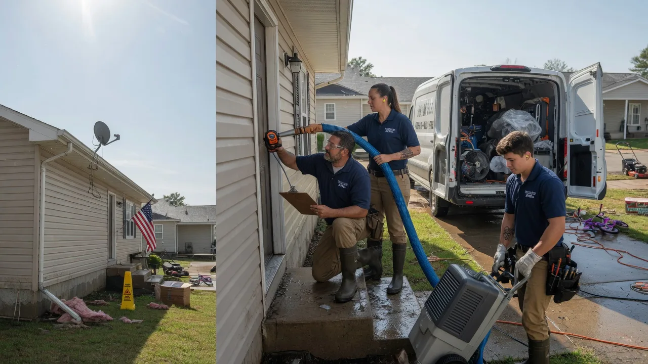 Ceiling Water Damage Restoration in Flatwoods, WV near me